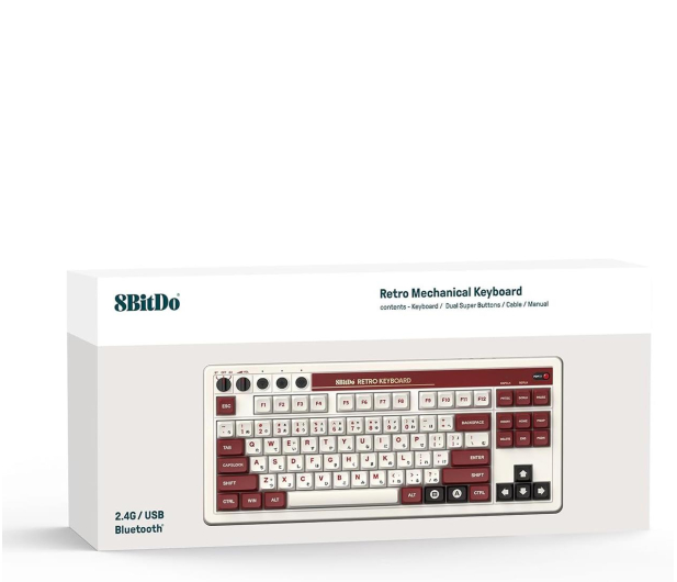 8BitDo Mechanical Keyboard Fami Ed. RET00377 - 1221875 - zdjęcie 3